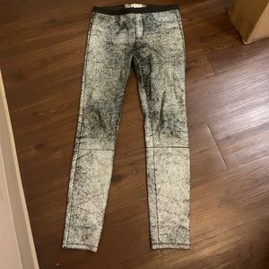 Helmet Lang Leather leggings size 6